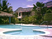 The pool and the deck of the Apart-Hotel BELLA VISTA - Boca Chica - Dominican Republic